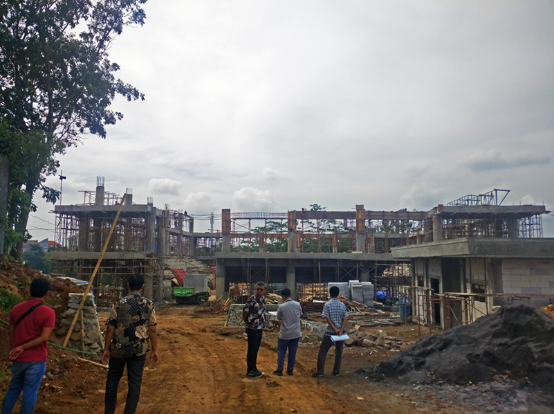 Pembangunan Gor Basket Undip