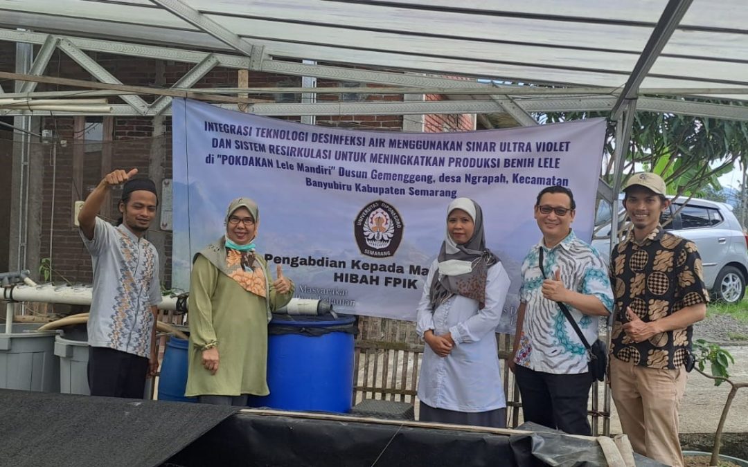 Pengabdian Masyarakat: Integrasi Teknologi Desinfeksi Air Menggunakan Sinar Ultra Violet dan Sistem Resirkulasi Untuk Meningkatkan Produksi Benih Lele