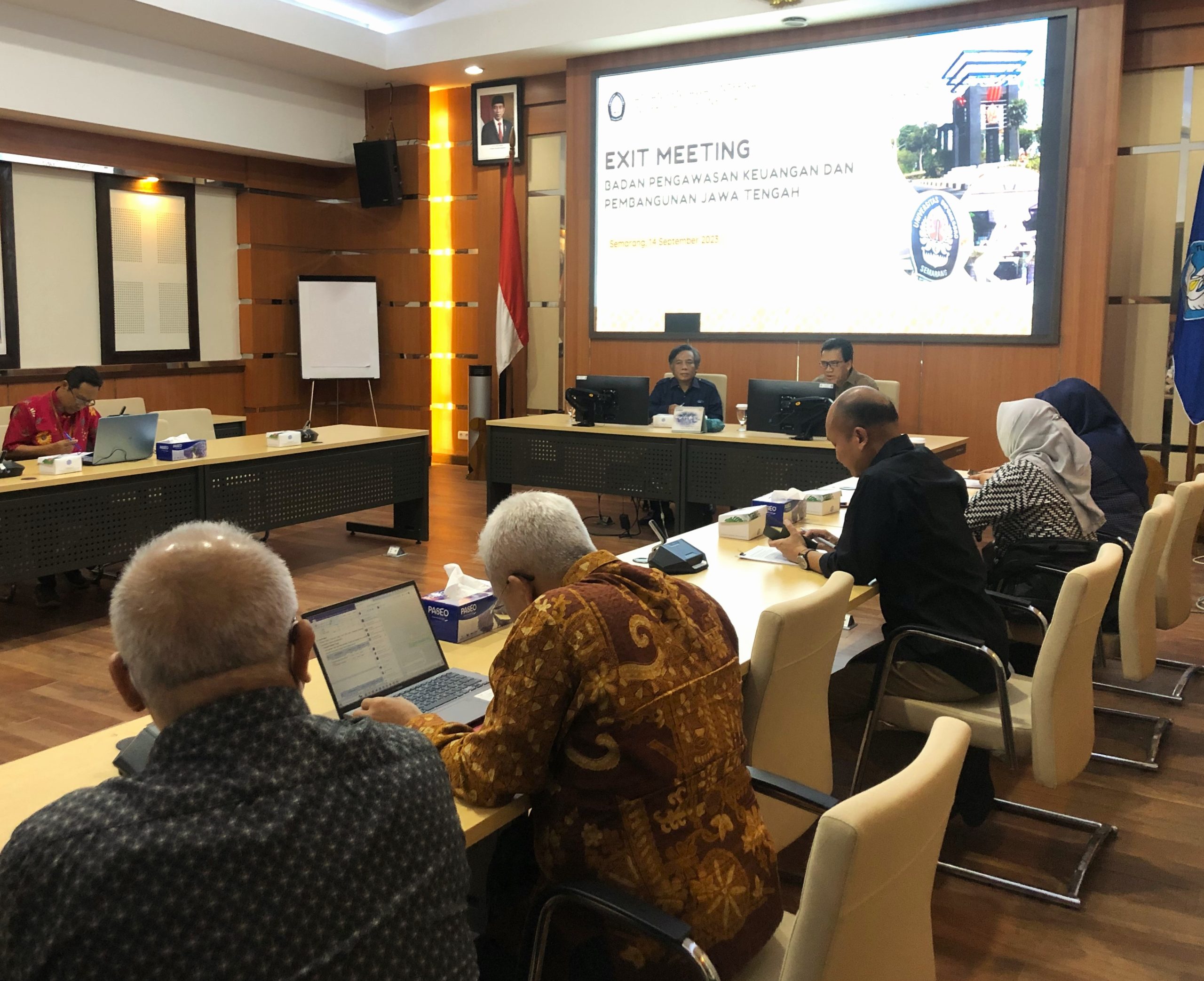 exit meeting bpkp di Undip