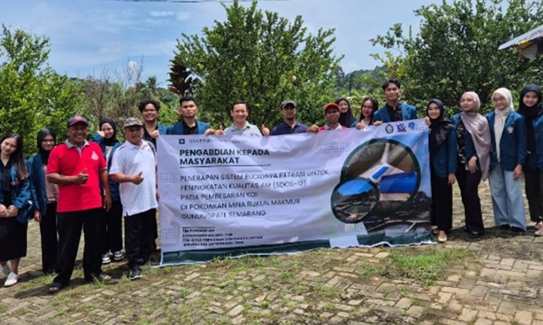 Penerapan Sistem Budidaya Filtrasi Untuk Peningkatan Kualitas Air (Sdgs-12) Pada Pembesaran Koi Di Pokdakan Mina Rukun Makmur, Gunungpati, Semarang